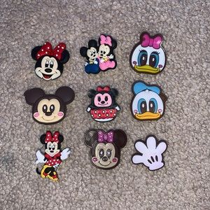 set of 9 Disney Mickey & Minnie Jibbits